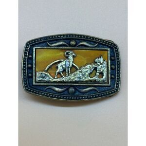 Vintage 70's CII New York Ram Belt Buckle‎